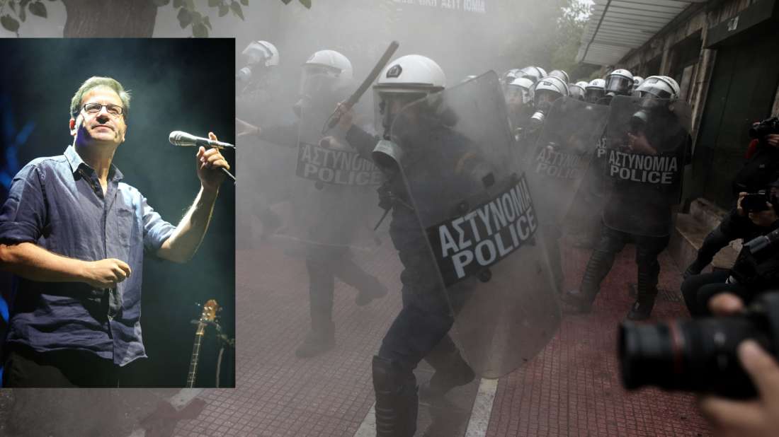 Με καυστικό χιούμορ ο Θανάσης Παπακωνσταντίνου απαντά στην αστυνομία για τα επεισόδια