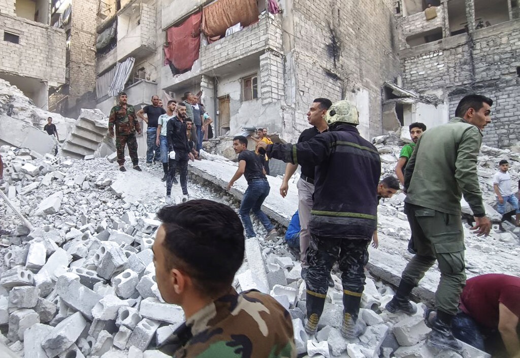 Συρία: Κατάρρευση πολυκατοικίας – Τουλάχιστον 10 νεκροί