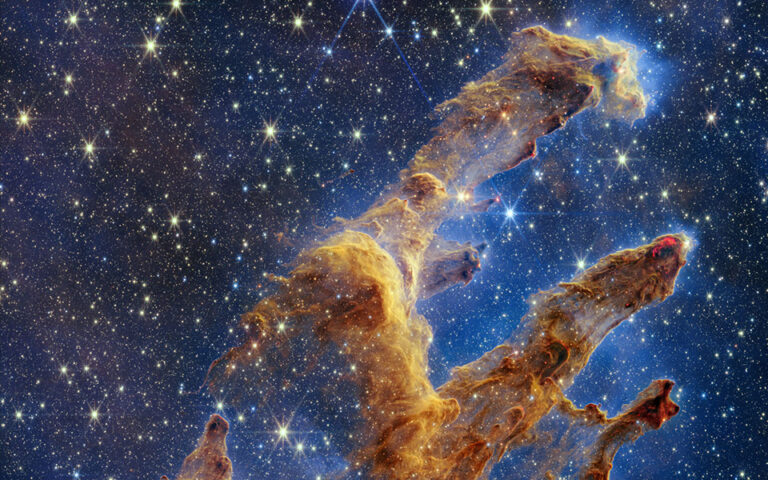 Σύμπαν – James Webb: Νέα εντυπωσιακή εικόνα των εμβληματικών «Στηλών της Δημιουργίας»