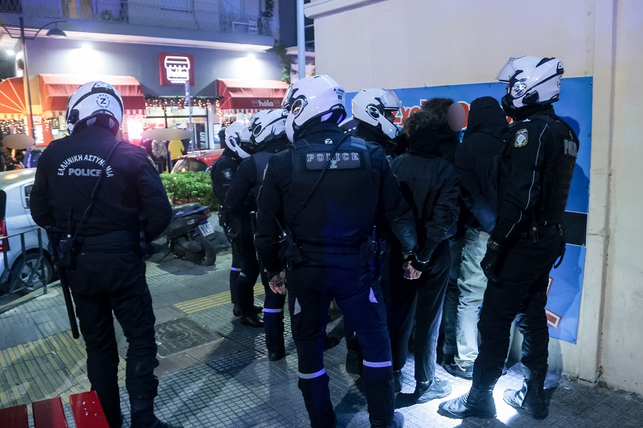 Θεσσαλονίκη: 35 προσαγωγές και μία σύλληψη στα επεισόδια
