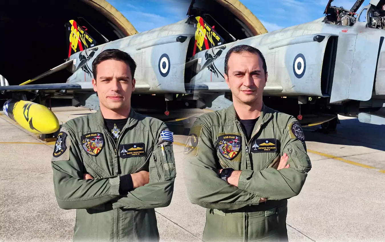 Πτώση F-4: Θρήνος για τους νεκρούς πιλότους – Σήμερα η κηδεία του Μάριου