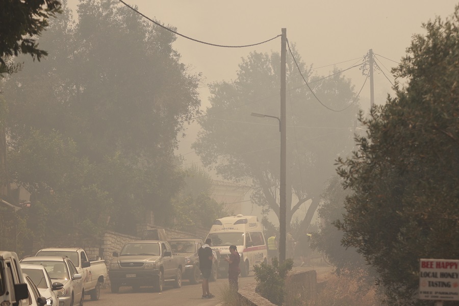 Φωτιά Κέρκυρα: Εντολή εκκένωσης της περιοχής Σύκι