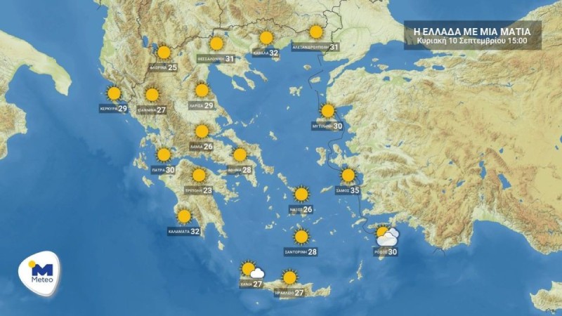 Καιρός σήμερα: Αίθριος με πρόσκαιρες νεφώσεις- Ήλιος και βοριάδες στην πλημμυρισμένη Θεσσαλία