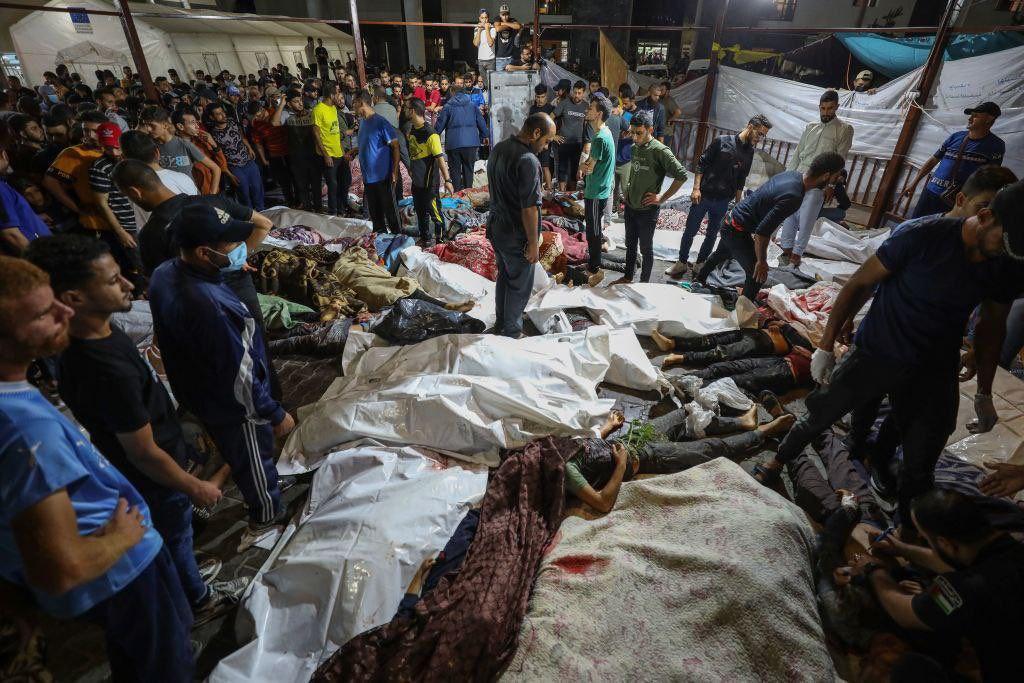 Βίντεο με το βομβαρδισμό του νοσοκομείου στη Γάζα που σκότωσε 500 άτομα