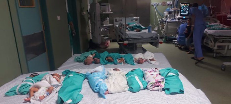 ΠΟΥ – Γάζα: Πέθαναν δύο από τα πρόωρα βρέφη που επρόκειτο να απομακρυνθούν από το νοσοκομείο αλ Σίφα
