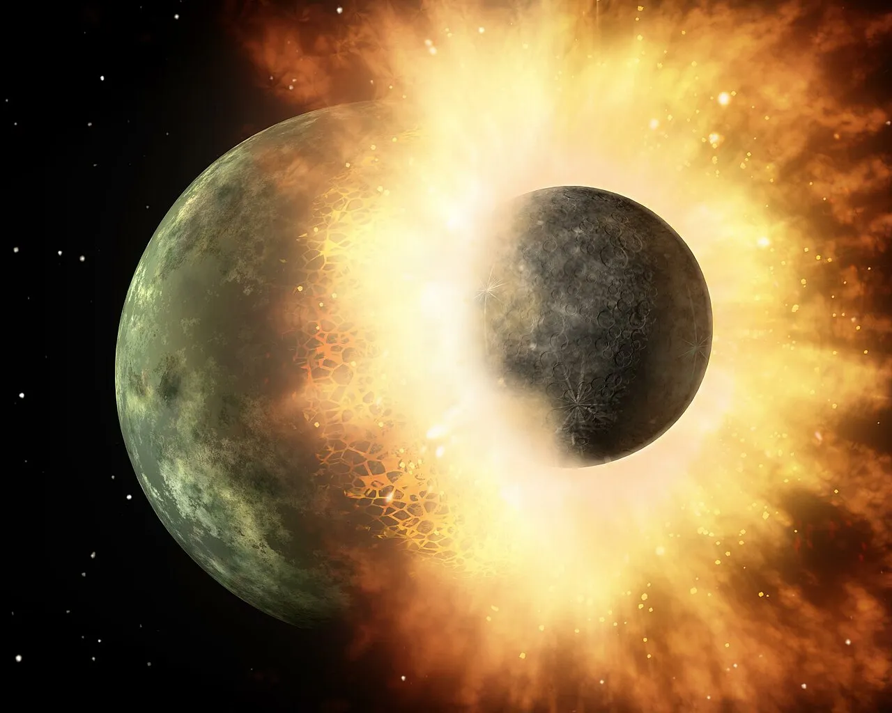 Βρήκαν ακόμη ένα κομμάτι από το χαμένο dna του πλανήτη μας: Η πρώιμη Γη, συγκρούστηκε πριν από 4,5 δισ. χρόνια με τη Theia  (βίντεο)