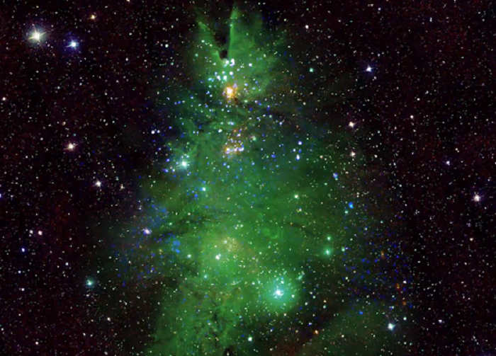 NASA: Εντυπωσιακή εικόνα με το χριστουγεννιάτικο αστρικό δέντρο του γαλαξία