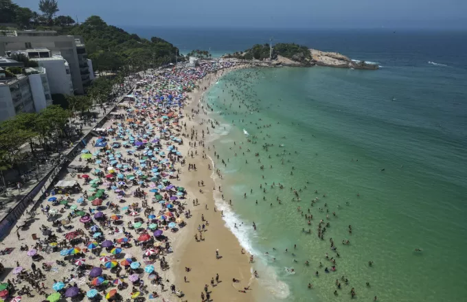 Ακραίος καύσωνας στη Βραζιλία: Στους 62,3 βαθμούς η θερμοκρασία στο Ρίο – Καταρρακτώδεις βροχές στον νότο